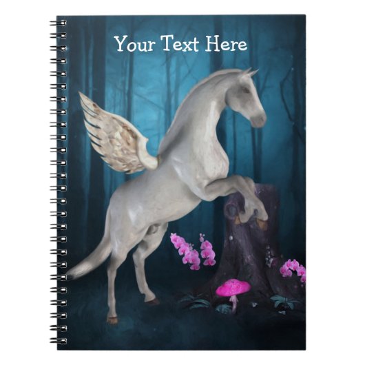 Notitieboek van Fantasy Paarse (Voorkant)