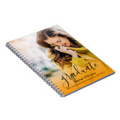 Notitieboek van het laatste jaar | Foto Afstuderen (Rechterzijde)