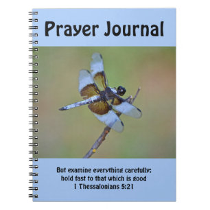 Notitieboek van het prachtige Blue Dragonfly Praye