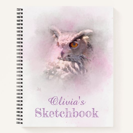 Notitieboek van Horned Owl Sketchbook (Voorkant)