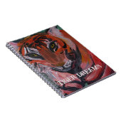 NOTITIEBOEK VAN KUNSTENARES PAULA REILLY. (Rechterzijde)