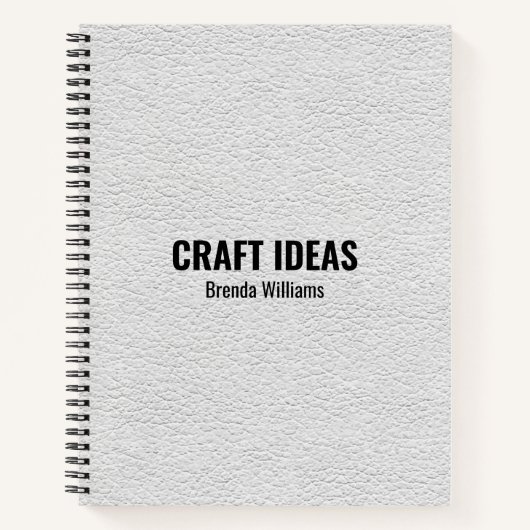 Notitieboek van leder afbeelding (Voorkant)