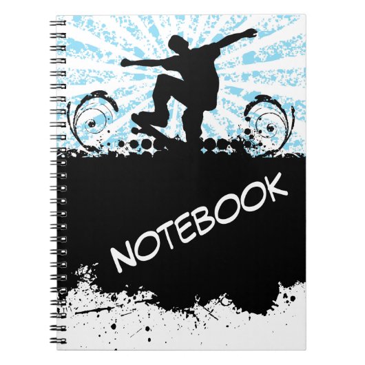 Notitieboek van skateboard (Voorkant)