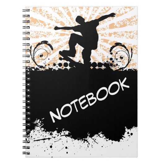Notitieboek van skateboard (Voorkant)