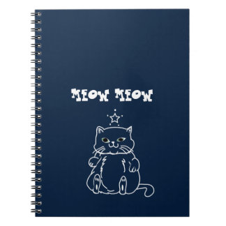 notitieboek van witte katten