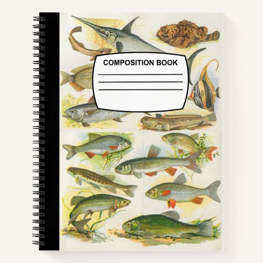 Notitieboek  vissamenstelling (Voorkant)