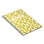 Notitieboek voor ananas afdrukken (Rechterzijde)