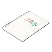 Notitieboek voor Badass Butterfly (Linkerzijde)