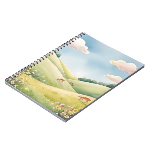 Notitieboek voor een vredig weidelandschap (Linkerzijde)