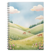 Notitieboek voor een vredig weidelandschap (Voorkant)