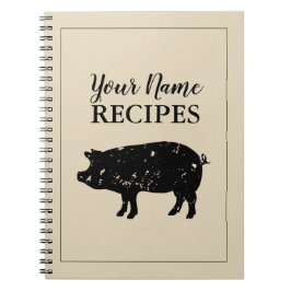 Notitieboek voor gepersonaliseerd recept voor kok