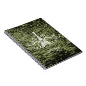Notitieboek voor groene Eiffeltoren (Rechterzijde)