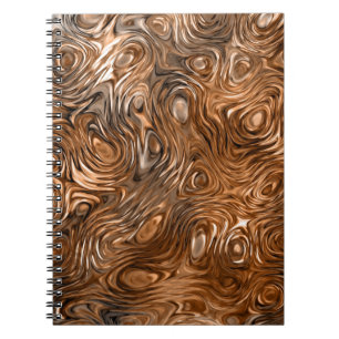 Notitieboek voor het maken van afdruk "koper"