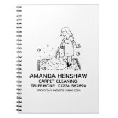 Notitieboek voor het schoonmaken van tapijten (Voorkant)