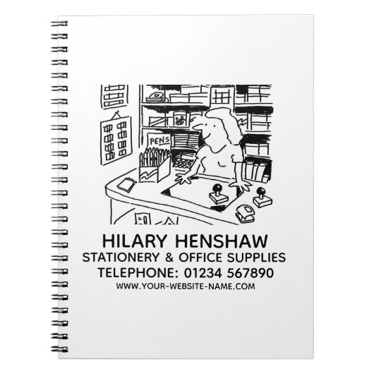 Notitieboek voor kantoorbenodigdheden (Voorkant)