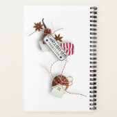 Notitieboek voor kerstfeestfavorieten Spiral Recip (Achterkant)