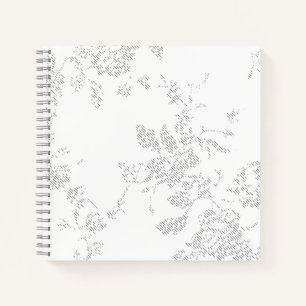 notitieboek voor lijnkunstontwerp