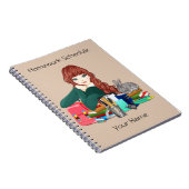 Notitieboek voor thuiswerk (Rechterzijde)