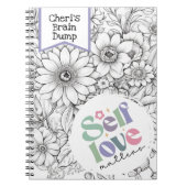 Notitieboek voor zelfzorg | Brain Dump, angstvermi (Voorkant)