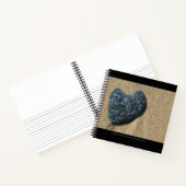 Notitieboek w. afbeelding van steen + inspirerend  (Binnen)