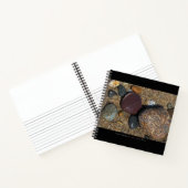 Notitieboek w. afbeelding van steen + inspirerend  (Binnen)