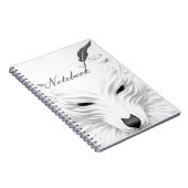 notitieboek witte wolf (Rechterzijde)