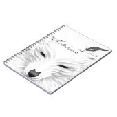 notitieboek witte wolf (Linkerzijde)