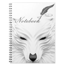 notitieboek witte wolf