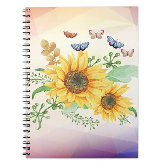 notitieboek zonnebloempitten (Voorkant)