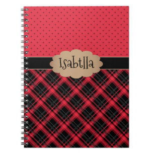 Notitieboeken retro, retro, plaid, lucifer