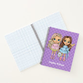 Notitieboekje beste vriendinnetjes kleine meisjes notitieboek (Binnen)