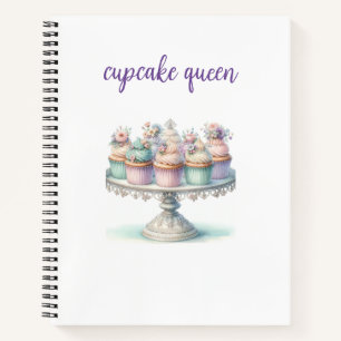 notitieboekje met cupcakes notitieboek
