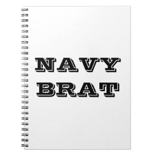Notitieboekje Navy Brat Notitieboek