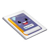 Notitieboekje voor graad 3 kind grappig gezicht notitieboek (Rechterzijde)