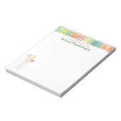 Notitiedocument van de waterverf schoolpsycholoog notitieblok (Gedraaid)