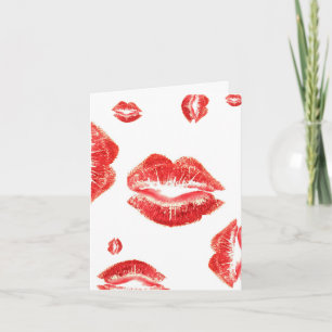 Notitiekaart-Kunst van de Liefde-Kussen Kaart
