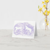 Notitiekaarten met Horse Design (Gele Bloem)