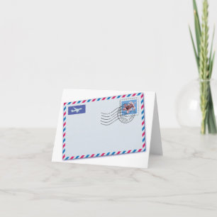Notitiekaarten voor luchtpostenveloppen