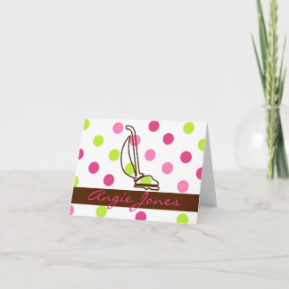 Notitiekaarten voor schoonmaakservice