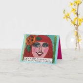 Notitiekaartje Kaart (Gele Bloem)