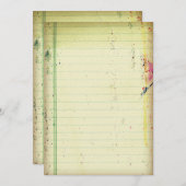 Notitieprocedure voor notebookpapier kaart (Voorkant / Achterkant)