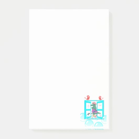 Notities Alligator Bad Tijd Post-it® Notes (Voorkant)