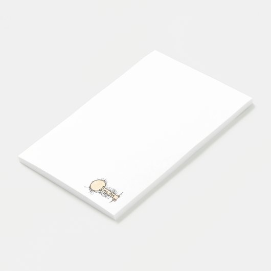 Notities Beige Victoriaanse Liefde Moeder Post-it® Notes (Schuin)