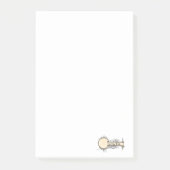 Notities Beige Victoriaanse Liefde Moeder Post-it® Notes (Voorkant)