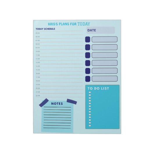 Notities bij dagplanning en takenlijsten notitieblok (Gedraaid)