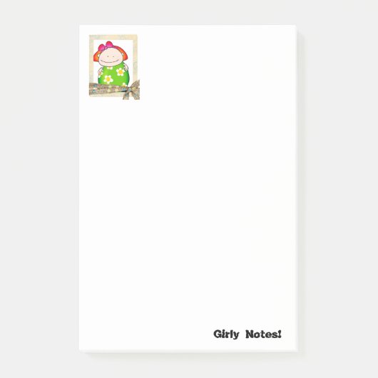 Notities Meisjesachtige Bloemen Post-it® Notes (Voorkant)