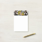 Notities Meow Kat Bloem Honden Post-it® Notes (Op bureau)