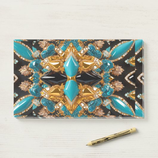 Notities met Bahamas kleuren Post-it® Notes (Op bureau)