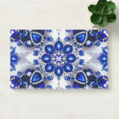 Notities met blauw-witte kleuren post-it® notes (Kantoor)