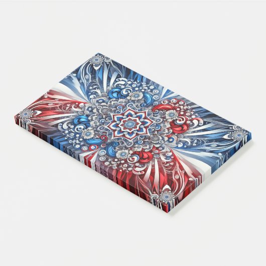 Notities met Franse kleuren Post-it® Notes (Schuin)